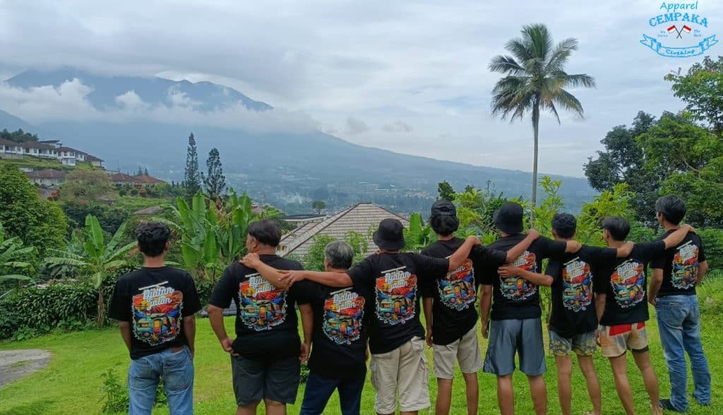 Sablon baju terdekat bertema sablon kaos gathering